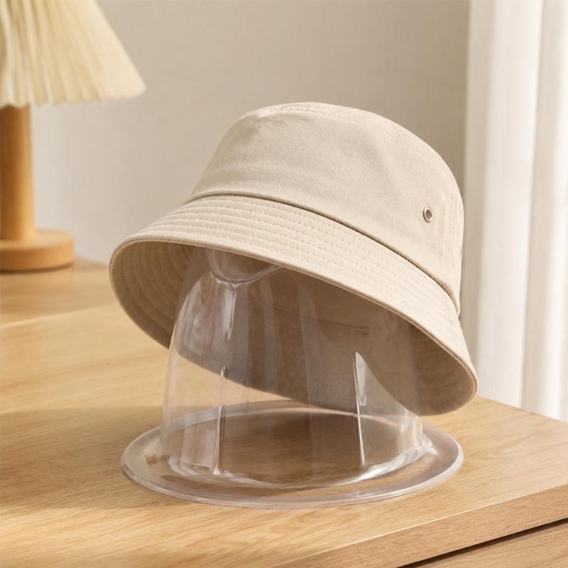 Moldeador de Sombreros con Soporte de Forma de PVC Moldeado para Almacenamiento en Armario, Empaque de Viaje y Organización de Mesa de Exhibición