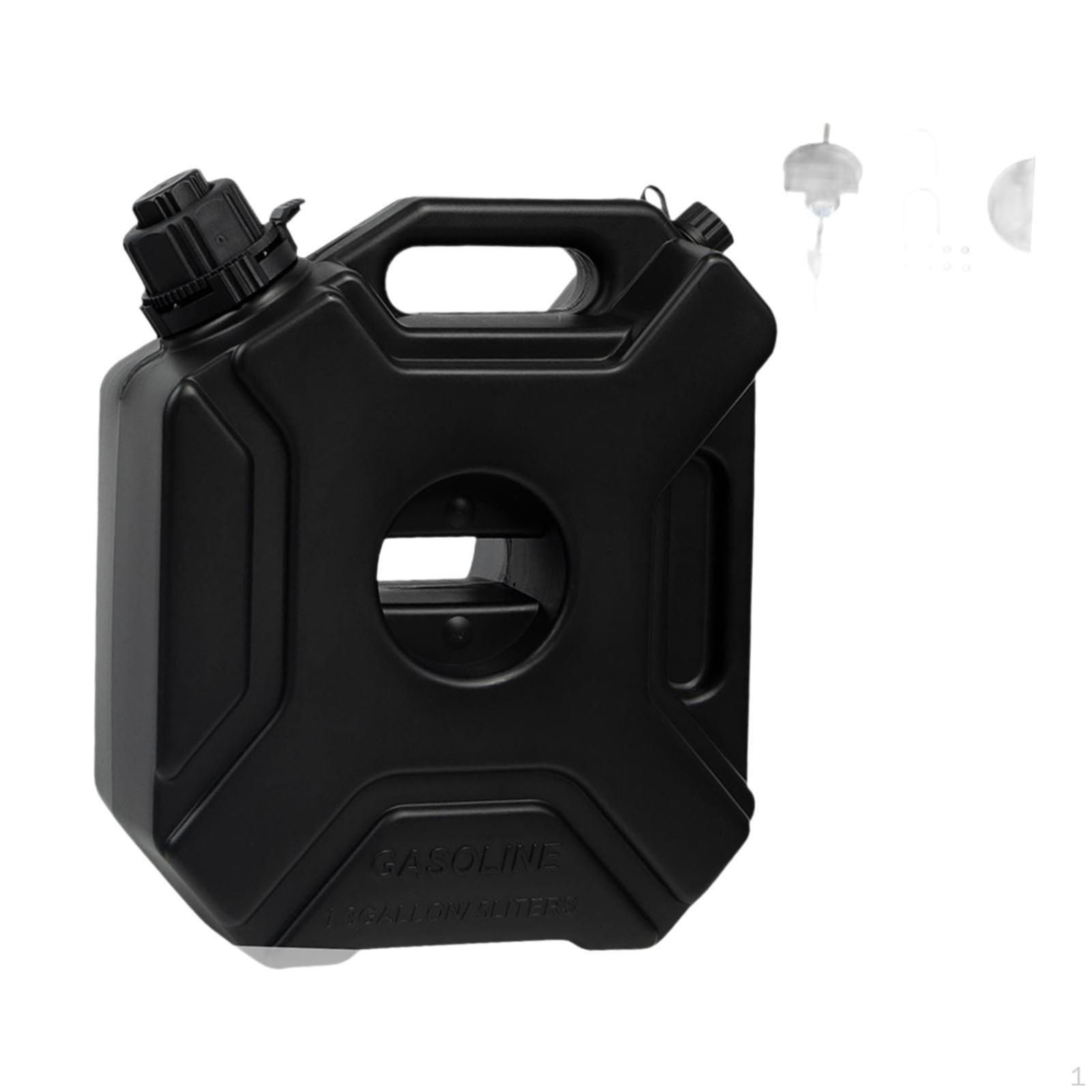 

Автомобильный топливный бак может запасной 5 л/1,3 галлона герметичный контейнер для воды и бензина с чёрный