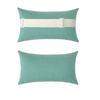 Weather Resistant Pillow for Patios Furniture Waterproof Lounge Chair Cushion with Insert  for Indoor and Outdoor Use