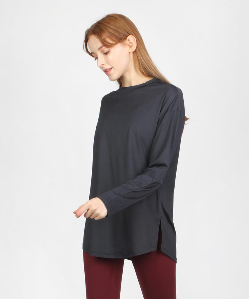 NOKJOK Loose Fit Ella Long Sleeve Tee Running Yoga Wear Pilates Wear