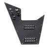 Sorandy Loaded Wiring Pickguard Set for Flying V Electric Guitar 2-Coil Split Mini Humbucker 12 Side Screw Holes