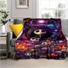 1 Stück The Nightmare Before Christmas Druckdecke - Weiche Ganzjahres-Kuscheldecke für Wohnzimmer, Schlafzimmer, Personalisierbares Geschenk mit entzückendem Cartoon-Design