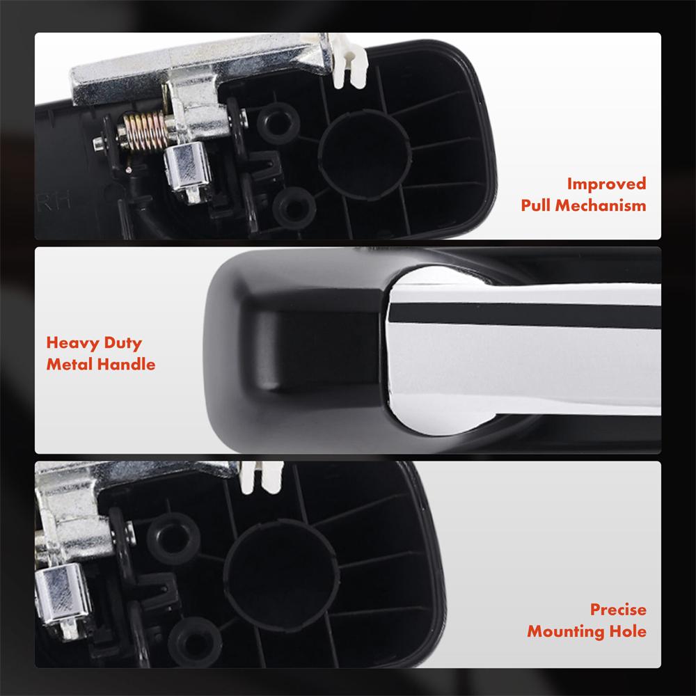 Right Upgraded Metal Exterior Door Handle for Ram 1500 2500 3500 11-18