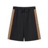 GG Monogram Panel Shorts 'Dark Grey' Men's 770795-XJF35-1283