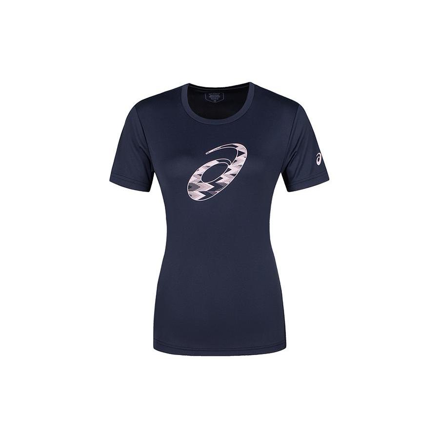 

New ASICS T Shirt Women s Dark Blue 2032D020-402 M