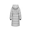 Skechers Freedom Series Warm Lightweight Breathable Soft Long Down Jacket Women Outerwear Dolphin-Gray P424W178-03UM