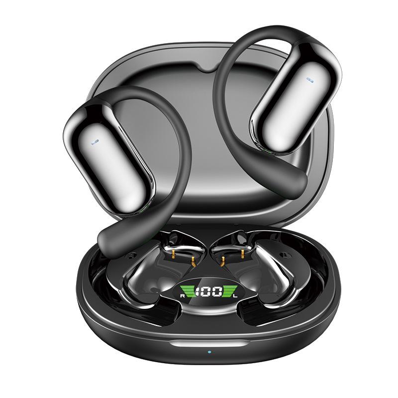 Popular Bluetooth Smart AI Open-Ear Sport Headphones with LCD Color Screen