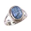 Natural Kyanite Gemstone Handmade 925 Solid Sterling Silver Gift Ring S.6 y1t00