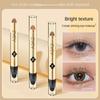 Matte & Shine Highlighting Eyeshadow Stick 2-in-1 Waterproof Eyeshadow Liquid & Liner, Double-ended Eyeshadow Stick, Crayon, Easy-to-use Waterproof