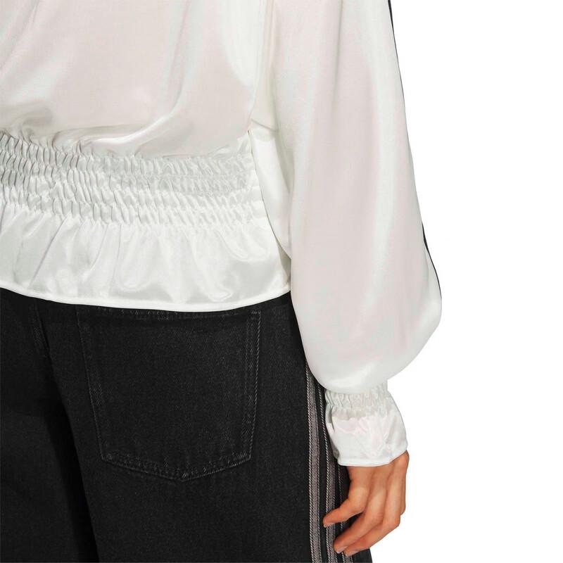 Adidas Women's Pleated Knit Loose Jersey Long Sleeve T-Shirt