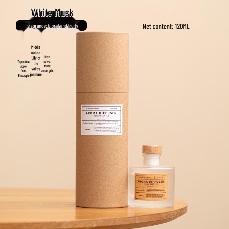 Diffusore in Rattan per Oli Essenziali Aromatici Senza Fiamma - Profumo Lunga Durata e Purificazione dell'Aria per Camere da Letto Accoglienti