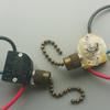 Plastic 3 Wire Pull Chain Switchs Replacement Part Semi-clear for Ceiling Fan