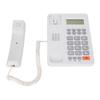 KXT8204CID Telephone Home Office Hotel Telephone Support Semihands Free Battery Free(White )