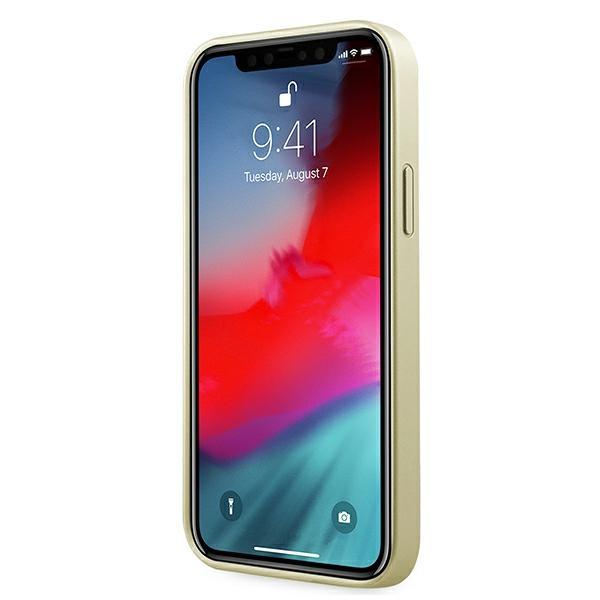 Guess Guhcp12Liglgo Iphone 12 Pro Max 6,7 Złoty/Gold Hardcase Iridescent