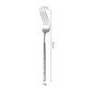 304 Stainless Steel Hammered Handle Cutlery Set: Diamond Pattern Knife, Fork, Spoon