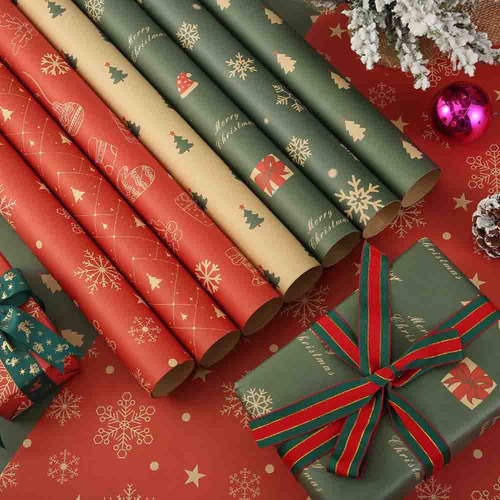 Cartoon Elk Paper Cartoon Decorative Paper Gift Wrapping Paper Fashion For Gifts Christmas Wrap