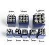 Digital Steel Stamp Set: Number Stamping Die 0-9, DIY Logo Pattern Stamp