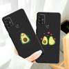 Phone Case for Motorola Moto G22 G82 G52 G31 G60S G30 G71 G50 G51 G200 G9Plus G8Plus G9Power G60 Avocado Aesthetic Black Bag