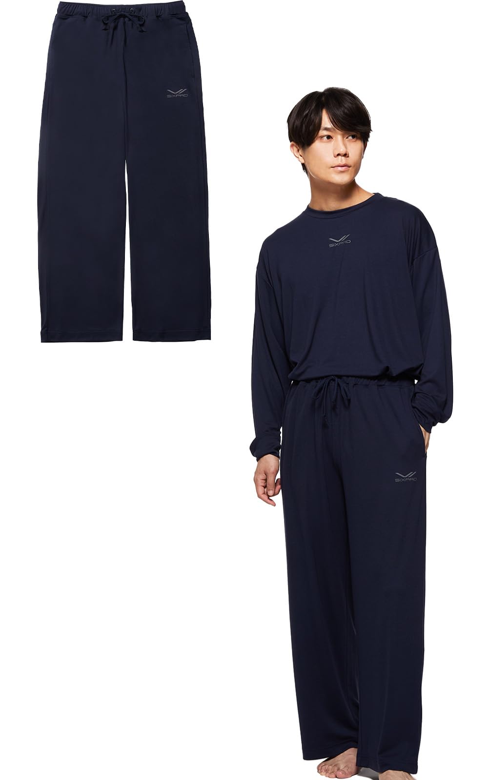 

Эксклюзив от официального магазина Sixpad Recovery Wear Sleep Long Exclusive [SIXPAD] (Брюки, JP, Алфавит, M, (Amazon Цвет темно-синий))