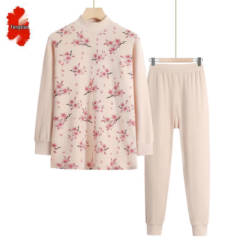 

Women s Floral Thermal Underwear Set for Mid-Aged & Elderly 3XL