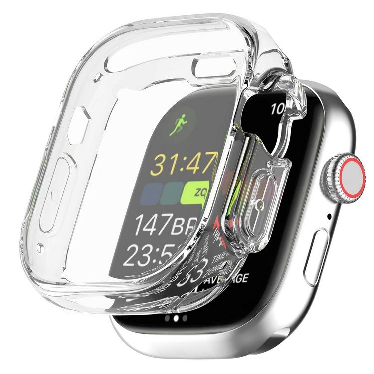 

Чехол из ТПУ для Apple Watch Ultra 3 49 мм Чехол 11 10 9 8 7 42 мм 46 мм 45 мм 41 мм Всестороннее Защитное Стекло iWatch 6 5 4 SE 44 мм Обложка Series 9 8 7 41mm прозрачный