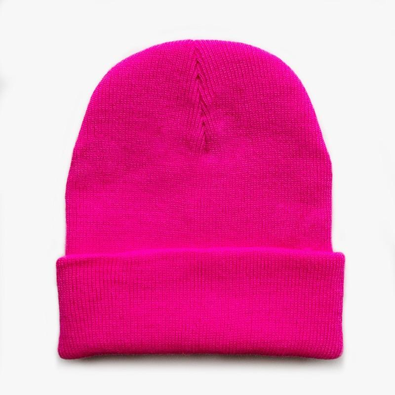 Unisex Warm Winter Beanie Hat, Stretch Knitted Solid Color Cap, Casual Soft Hat for Men and Women, Autumn Winter Cold Weather Headwear