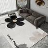 Imitated Cashmere Wabi-Sabi Light Luxury Thick Coffee Table Blanket Ins Cream Style Modern Simple Sofa Floor Mat Carpet Living Room