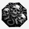 1pc Medusa's Head Outdoor Umbrella - Automatic Opening/Closing, Portable 3-Fold Design, 8-Rib Iron Frame, Perfect Gift for Fans and Travelers.L026