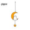 Backyard Balcony Holiday Accent Halloween Hanging Pendant, Colorful Sun Catcher for Wall Window Decoration, Stained Glass Home Style Art Ornament And