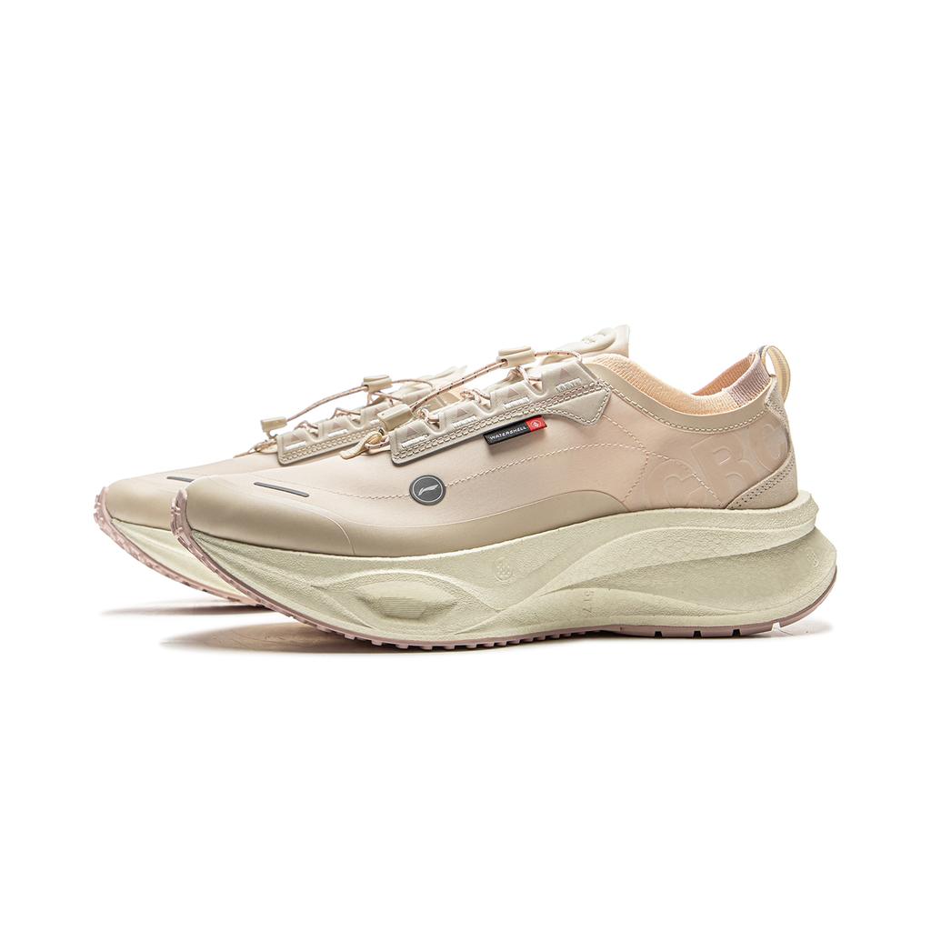 Li Ning Feidian CRC Lite Wodoodporne Modne Sportowe Wytrzymałe Niskie Buty do Biegania Unisex Trampki Różowe AZGV111-2