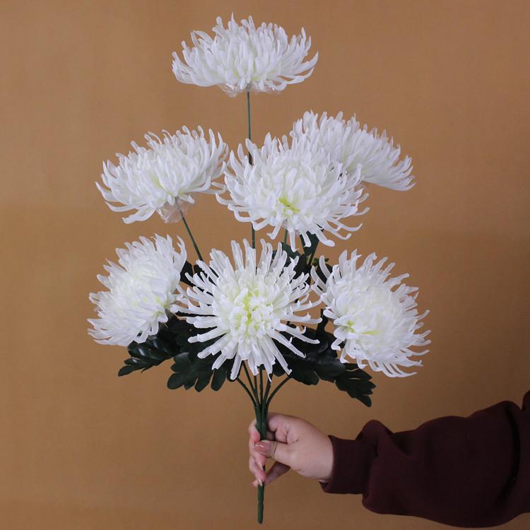 Immortal flower marigold, simulated flower, chrysanthemum sacrifice, 7 simulated marigold flowers, fake flowers, dragon claw chrysanthemums