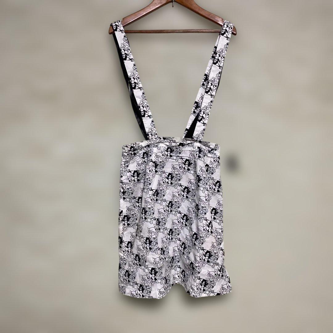 

[USED] MILK Child s Play pattern skirt black white