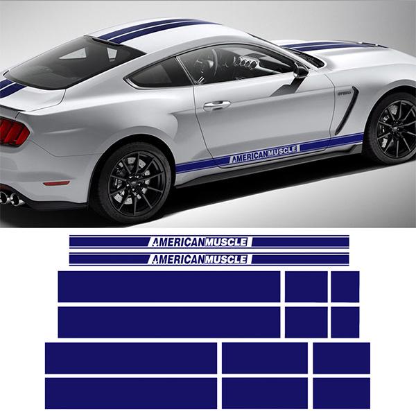 Ford Mustang American Muscle Car Hood Sticker