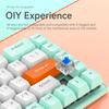 RGB Russian Co-branded Custom Three-Mode Wired Gaming Mechanical Keyboard