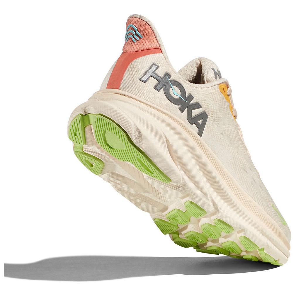 HOKA Clifton 9 Ancho Vainilla Astral Zapatillas para Mujer Crema 1132211-VLS