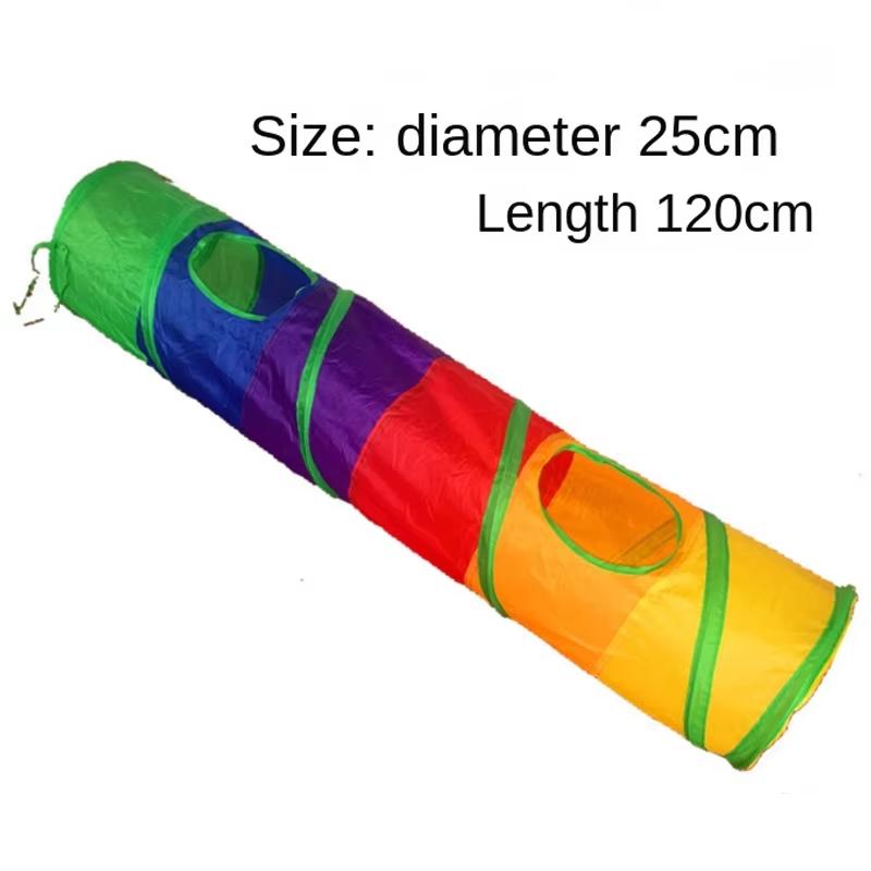 Cat Tunnel Foldable Cat Tunnel Pet Supplies Cat S T Y Pass Play Tunnel Cat Toy Breathable Drill Barrel for Indoor loud paper