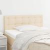 VidaXL Headboard Bedroom Furniture Single Bed Accessory Bed Frame Head Home Interior Cream 346421