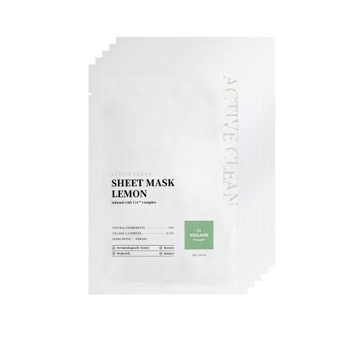 Village 11 Factory Active Clean Sheet Mask Lemon 10 sheets NONE