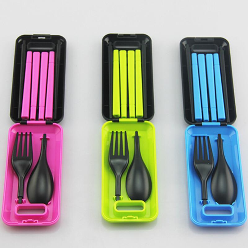 1PCS Camping Portable Cutlery Travel Fork Picnic Set for Child Dinnerware Camping Picnic Set