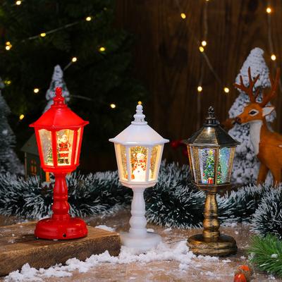 Vánoční dekorace záře s hudbou Vodní stolní lampa Noční světlo Vánoční kreativní displej Vánoční dárek