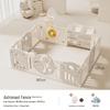 Baby Playpen and Crawling Mat: Indoor Infant Safety Fence for Living Room Floor.