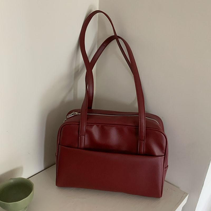 Women's Large Capacity Single Shoulder Bag Korean Style Multifunctional Handbag Vintage Underarm Bag Versatile Commuting Tote Bag Women Bag