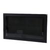 RV Emergency Window 700x400mm Single Layer Tempered Glass RV Exit Window with Net Screen Sunshade Aluminum Alloy