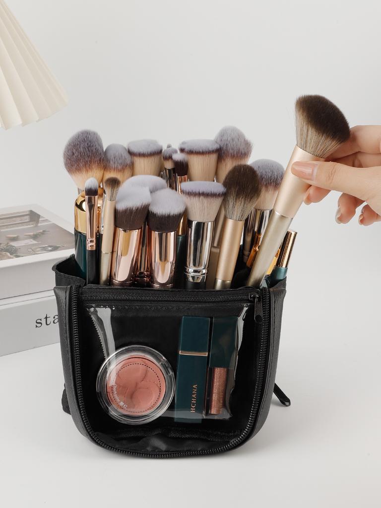 Nowa Kosmetyczna Torba Organizer na Przybory Damska Ręczna Torba na Pędzle do Makijażu Przenośny Organizer na Kredki do Brwi Szminki