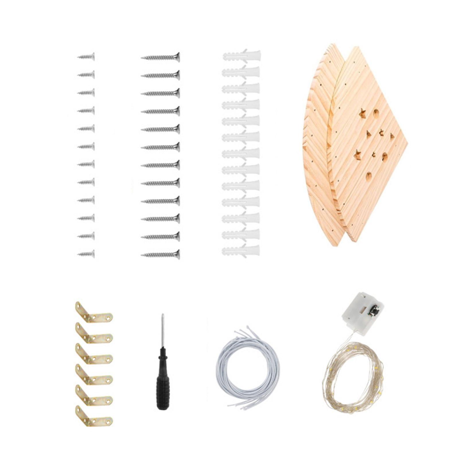 

Регулируемая длина, деревянный держатель для плюшевых игрушек со светодиодной подсветкой, органайзеры для плюшевых игрушек для декора спальни или игровой комнаты