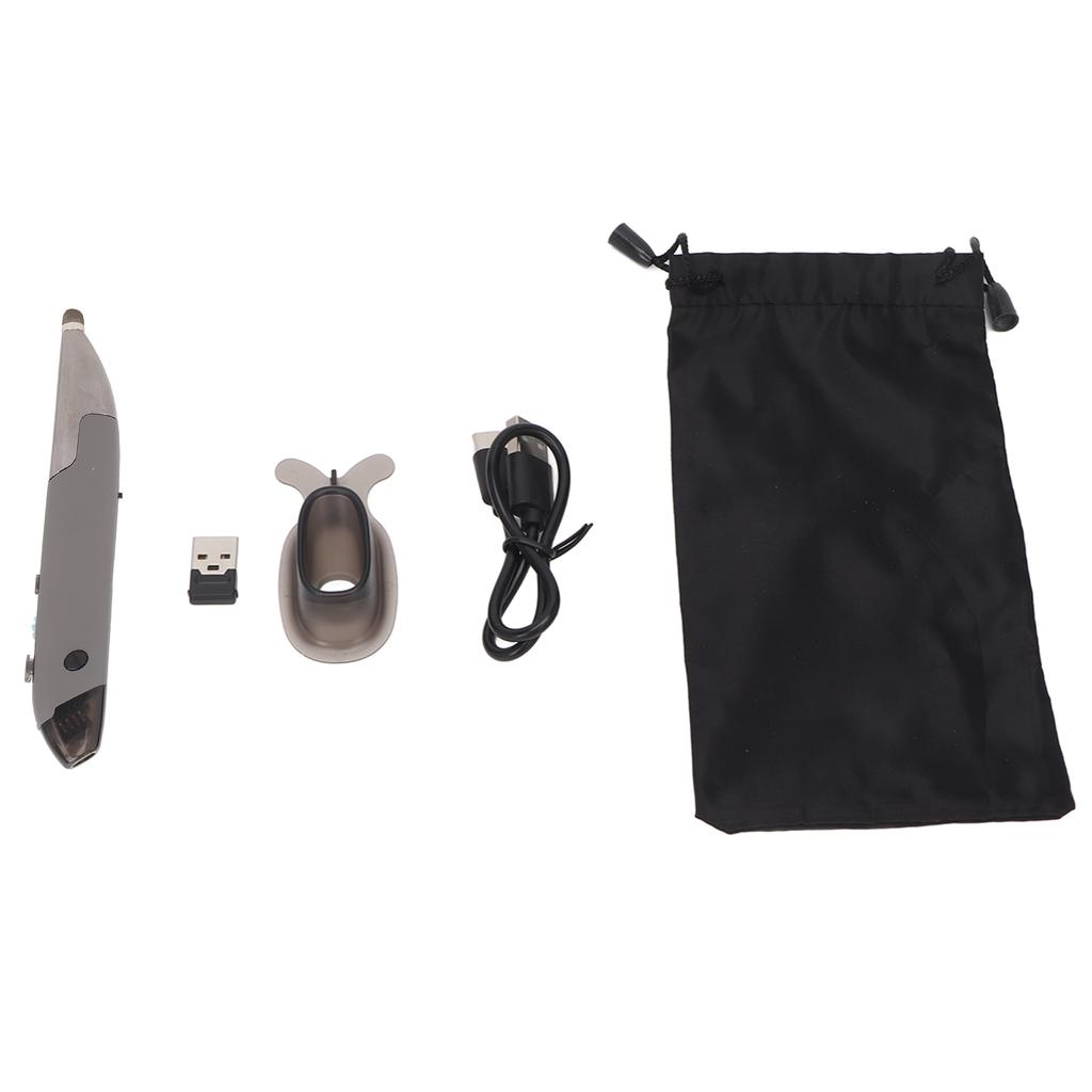 Wireless Voice Input Optical Pocket Pen Mouse 2.4GHZ 33ft Wireless Distance 1600DPI USB Pen Mouse for PC Laptop Tablet