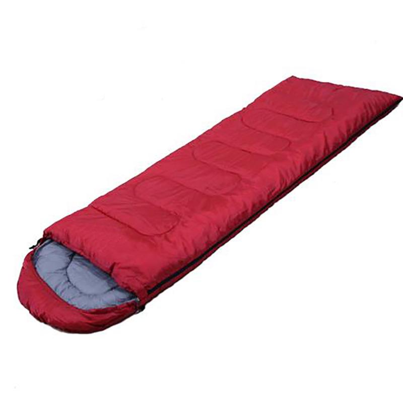 Four Seasons Thickened Insulated Sleeping Bag for Outdoor Camping and Hiking