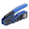 Pass Through Crimping Tool 8P8C Network Registered Jack Crimper Wire Stripper for CAT5 CAT5E CAT6