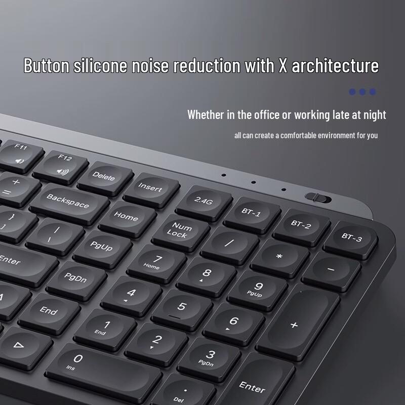 COUVEZI 107 Multi-Mode Wireless Keyboard