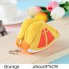 Portamonete Creativo Peluche Frutta Cartoon Borsa Portaoggetti Appeso alla Cartella Regali per le Feste dei Bambini